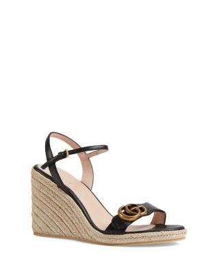 gucci women's aitana espadrille wedge sandals